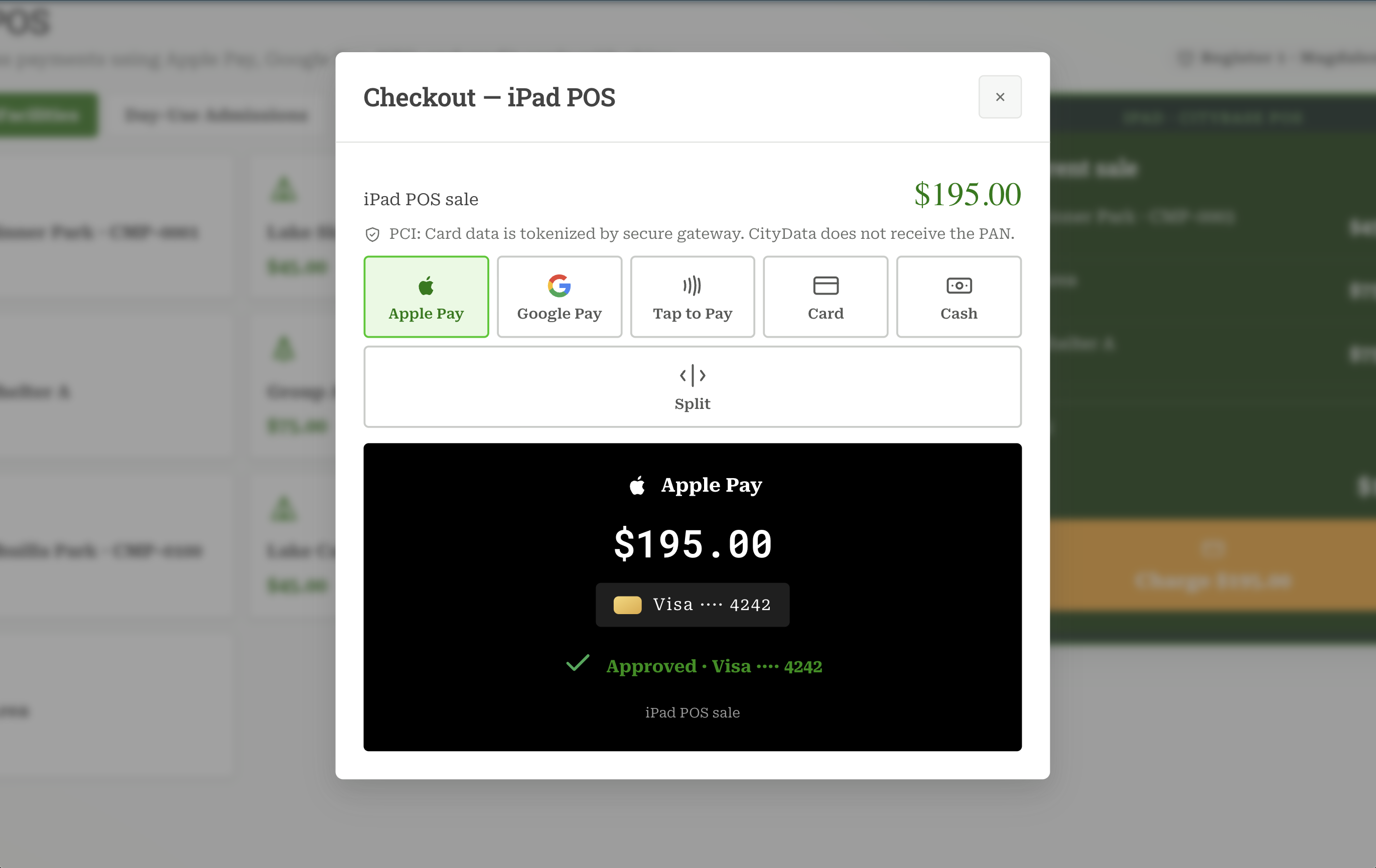 Apple Pay and Google Pay in CityBase