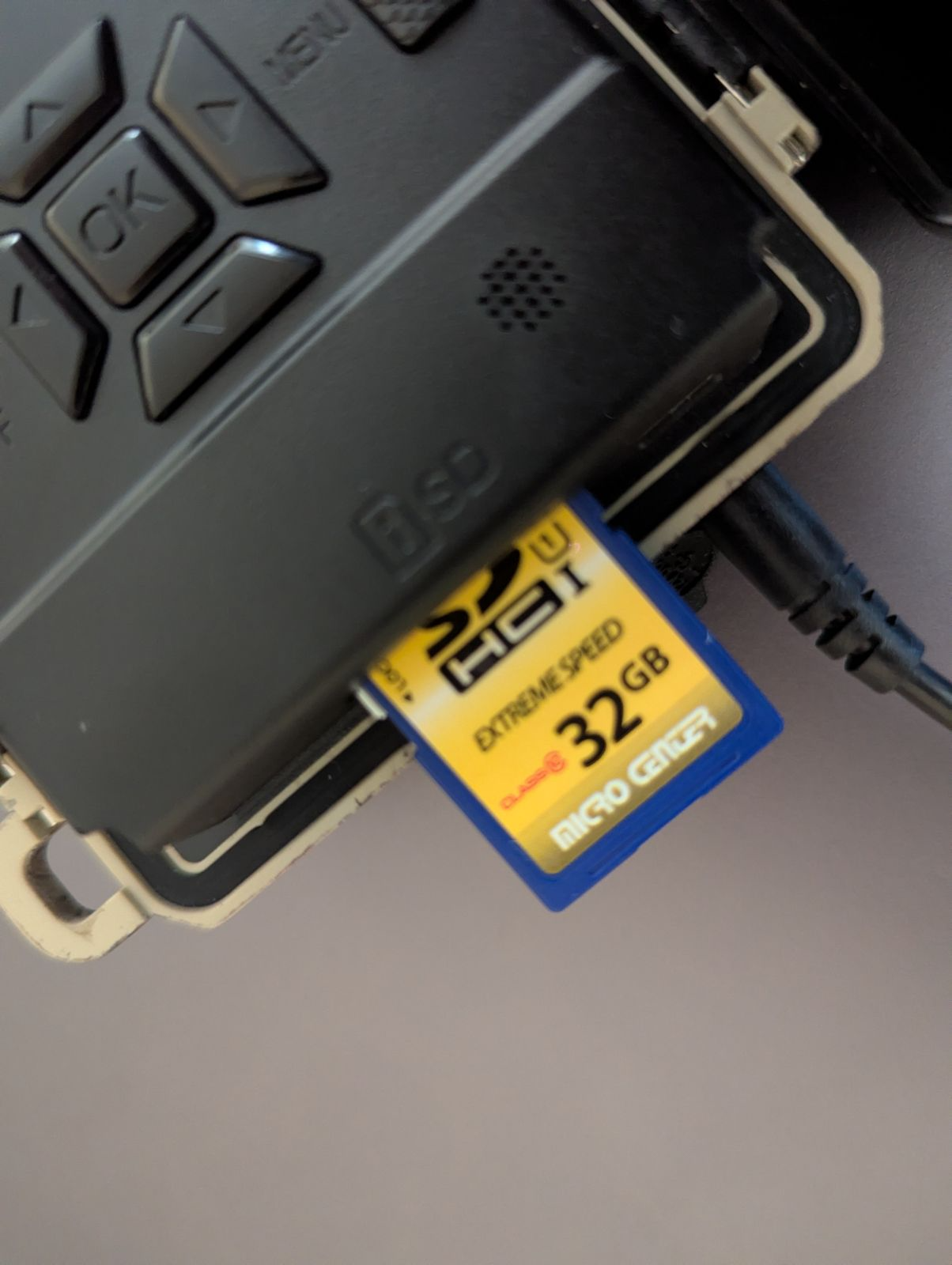 Local SD storage card in CitySensor