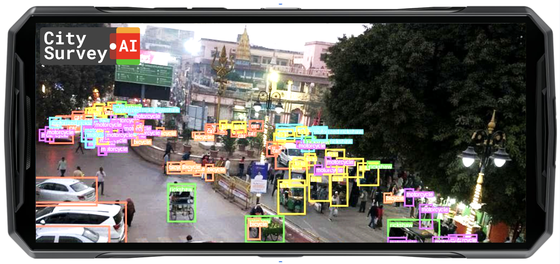 Multi-object tracking in CitySurvey