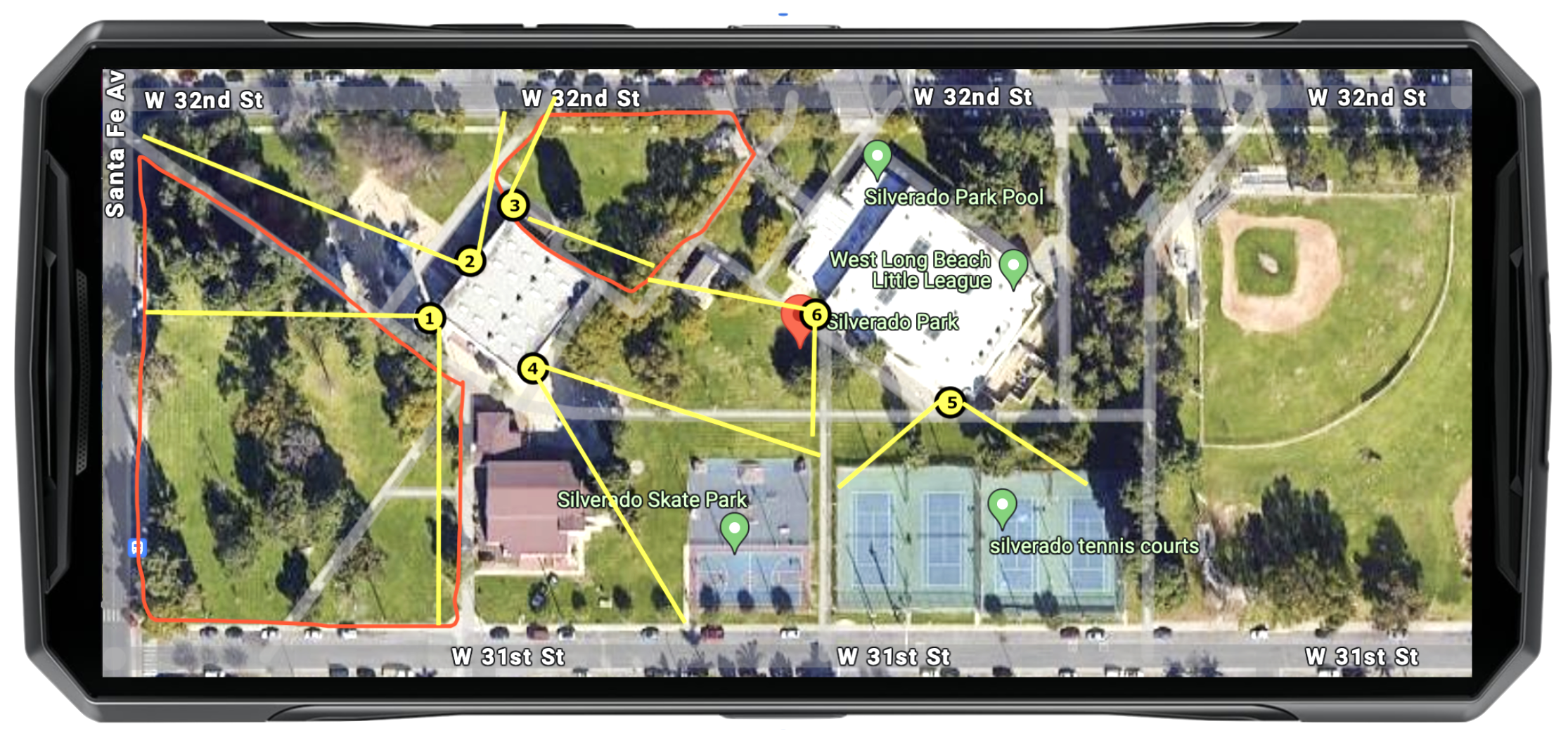 Custom geofences and places in CitySurvey
