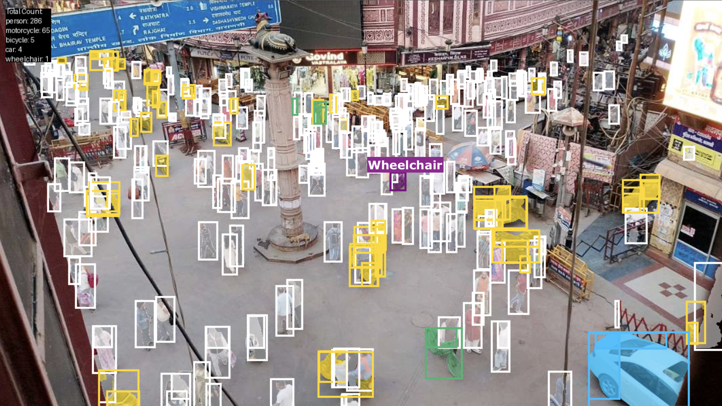 Computer-vision crowd sensing